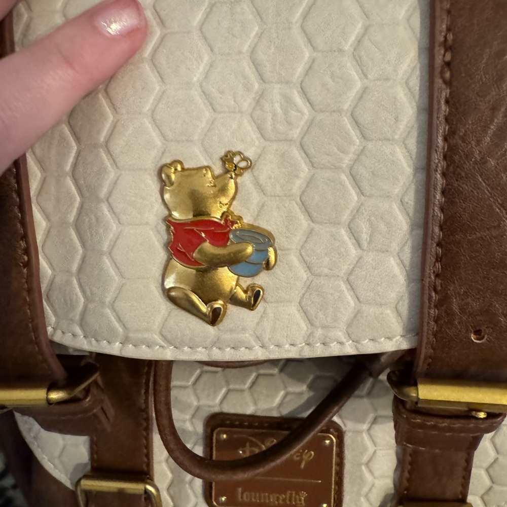 Loungefly Disney Brown and Cream Backpack - Picture 2 of 5